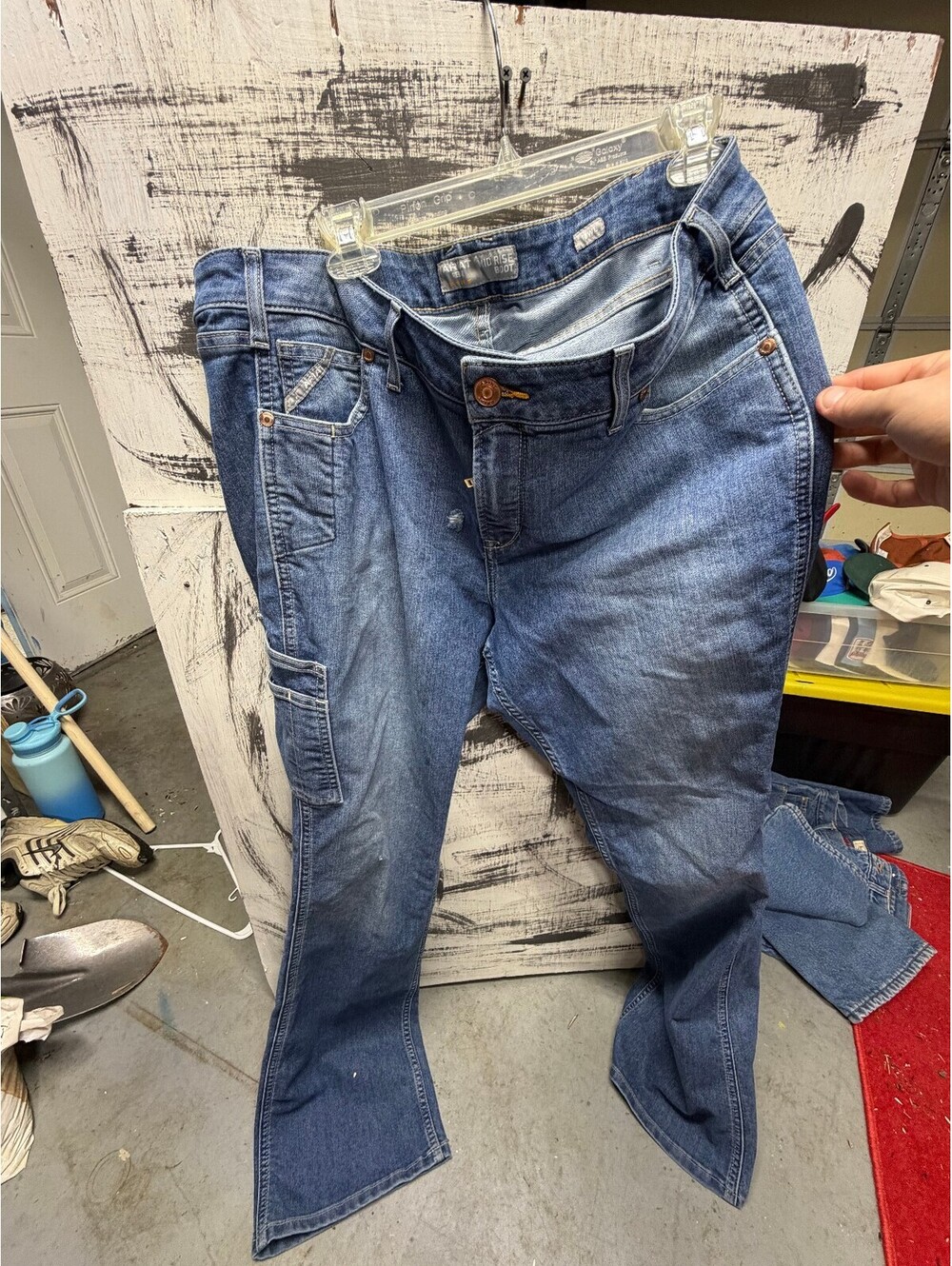 ariat rebar mid rise bootcut 18wl jeans
